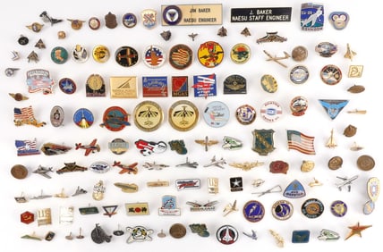 NAVAL AVIATION ENGINEER JIM BAKER PIN COLLECTION