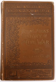 1895 YOUNG FOLKS' HISTORY OF THE CIVIL WAR CHENEY