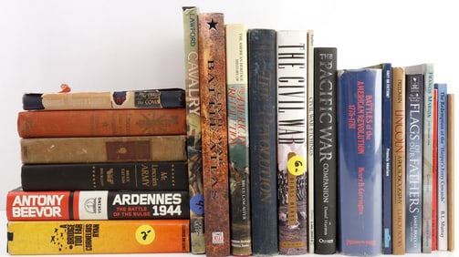 LOT OF 21 AMERICAN REVOLUTION CIVIL WAR WWII BOOKS