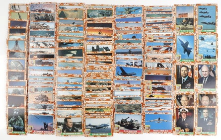 FULL SET OF DESERT STORM BASEBALL CARDS