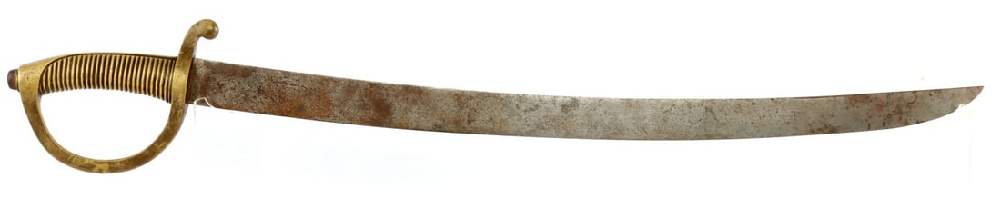 KINGDOM OF ITALY CARABINIERI OFFICERS SABER: Dress sword for an officer of the Italian Carabinieri. Not combat ready, this sword was used as an accessory from 1832 to the end of the Second World War. Stamped CA on ricasso. Some oxidation. 23.5 i
