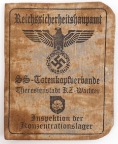 WWII GERMAN THIRD REICH SS CAMP INSPECTOR ID BOOK