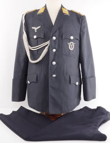 WWII GERMAN LUFTWAFFE SERVICE TUNIC & TROUSERS