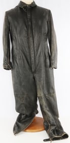 WWII GERMAN KRIEGSMARINE LEATHER COVERALLS