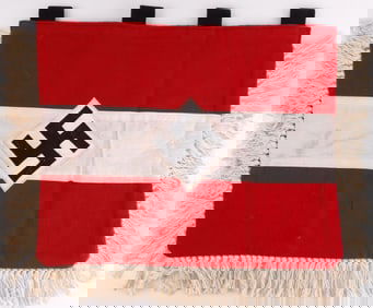 WWII GERMAN THIRD REICH HITLERJUGEND BANNER