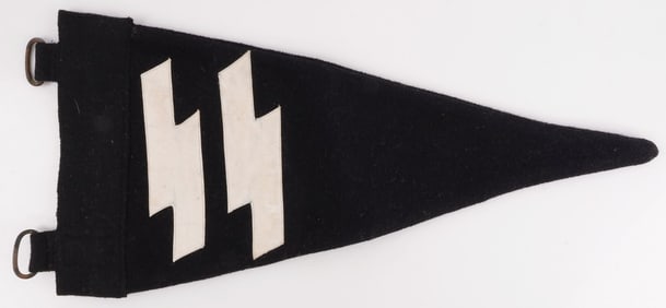 WWII GERMAN THIRD REICH SS PENNANT RZM