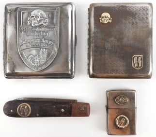 LOT OF 4 WWII GERMAN THIRD REICH PERSONAL AFFECTS