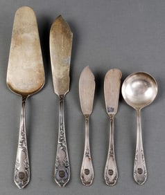 5 WWII GERMAN THIRD REICH WAFFEN-SS UTENSIL LOT