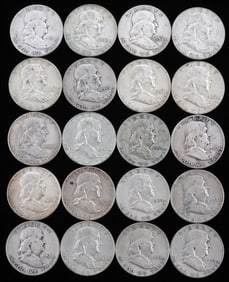LOT OF 90% SILVER KENNEDY HALF DOLLARS $10 FACE