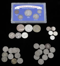 COIN COLLECTION $3.20 SILVER BARBER BUFFALO V