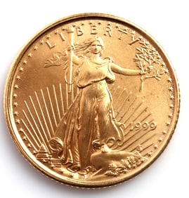 1999 GOLD 1/10 OZT OUNCE AMERICAN EAGLE BU COIN