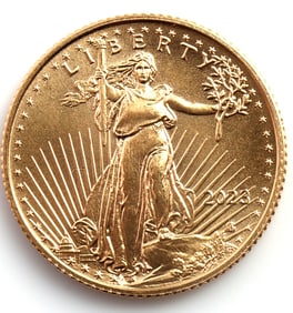 2023 GOLD 1/10 OZT OUNCE AMERICAN EAGLE BU COIN