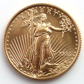 2023 GOLD 1/10 OZT OUNCE AMERICAN EAGLE BU COIN