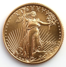 2023 GOLD 1/10 OZT OUNCE AMERICAN EAGLE BU COIN