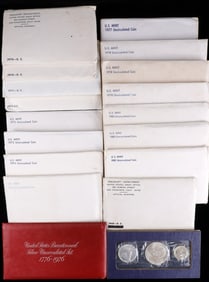 LOT OF 16 UNCIRCULATED U.S. MINT SETS 1969 TO 1981
