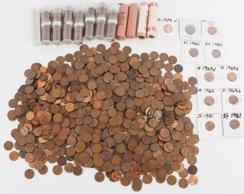 OVER 10 POUNDS PRE-1982 ALL COPPER MEMORIAL CENTS