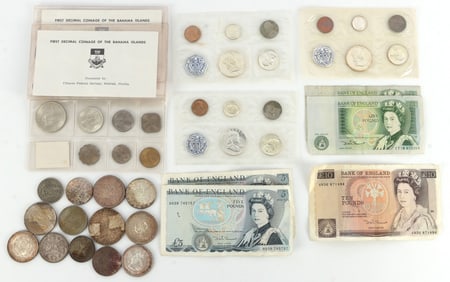 COIN & CURRENCY COLLECTION U.S MINT & WORLD SILVER