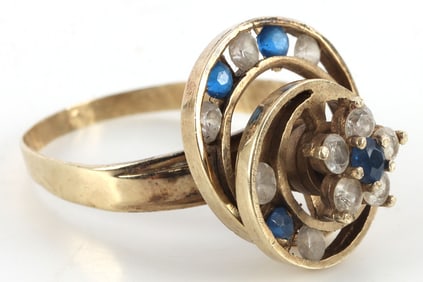 10K GOLD MULTILAYER FIDGET RING