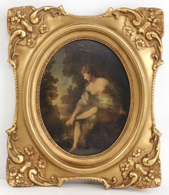 ANTIQUE LITHO OF MUSIDORA BY THOMAS GAINSBOROUGH