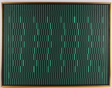 JULIAN STANCZAK 'DOUBLE FOCUS' 1963 PAINTING