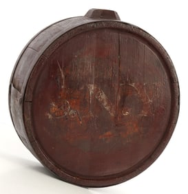 WAR OF 1812 N.Y. STATE MILITIA WOOD CANTEEN ARENTS