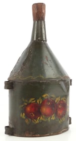 WAR OF 1812 - CIVIL WAR DECORATED FARM CANTEEN