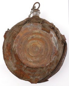 US CIVIL WAR BULLSEYE CANTEEN ASA L BROWN