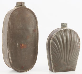 LOT OF 2 US CIVIL WAR CANTEENS MEDICAL AND SHELL