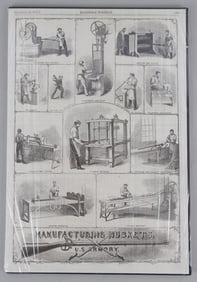 SPRINGFIELD ARMORY MUSKETS 1861 HARPER'S ENGRAVING