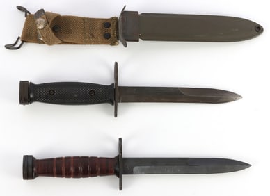 US M7 BAYONET BOC & KIFFE JAPAN M1 CARBINE BAYONET