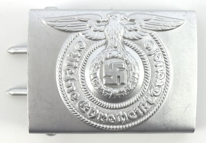 WWII GERMAN THIRD REICH SS EM ENLISTED BUCKLE