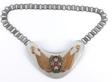 WWII GERMAN REICH VETERAN STANDARD BEARER GORGET