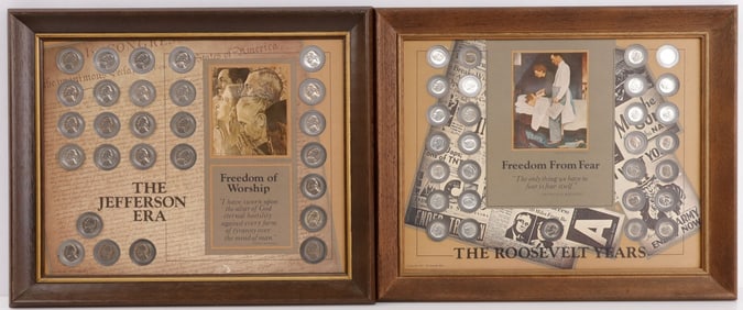 $1.90 FACE SILVER ROOSEVELT DIMES & 4 WAR NICKELS