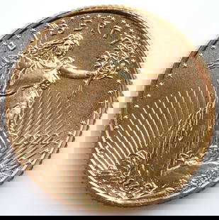 2022 GOLD 1/10 OZT OUNCE AMERICAN EAGLE BU COIN: Brilliant uncirculated. This lot reserves at melt.