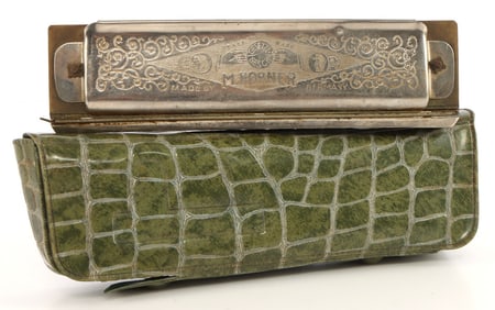 M. HOHNER SUPER CHROMONICA HARMONICA W CASE
