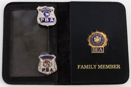 LOT OF 3 NEW YORK CITY POLICE BENEVOLENT BADGES