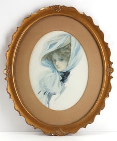 HARRISON FISHER 1908 BROWN & BIGELOW LITHOGRAPH
