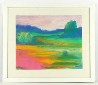 ROBERT MAYHEW UNTITLED PAINTING 1971