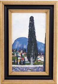 ZINOVI POPOV RUSSIAN LANDSCAPE PAINTING
