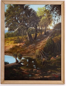 H. MURRAY SIGNED ORIGINAL OIL PAINTING ON CANVAS