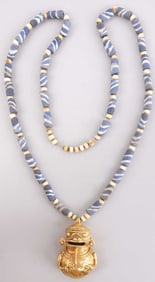 TAIRONA FIGURE TUMBAGA PENDANT