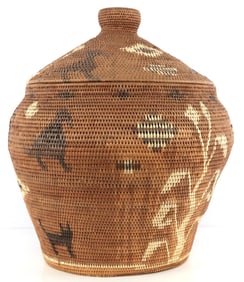 SOUTHWEST NATIVE AMERICAN APACHE BASKET