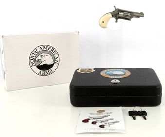 NAA ENGRAVED AMERICAN HOLLY .22 MAGNUM REVOLVER