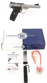 S&W SW22 VICTORY THREADED BARREL .22 LR PISTOL NIB