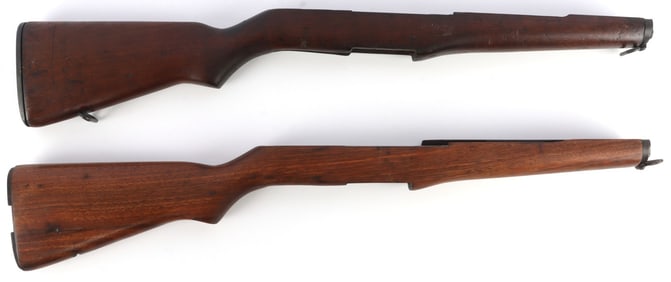 LOT OF 2 M1 GARAND WOOD RIFLE STOCKS