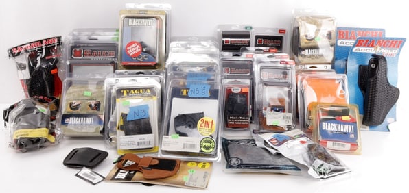 DEALERS LOT OF 39 DUTY & IWB PISTOL HOLSTERS