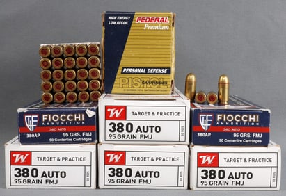 325 RDS .380 ACP TRAINING & DEFENSE PISTOL AMMO