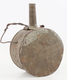 PENNSYLVANIA DUTCH FOLK ART CANTEEN POWDER FLASK