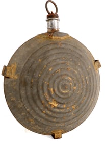 US CIVIL WAR ALBERT DORF MARKED BULLSEYE CANTEEN