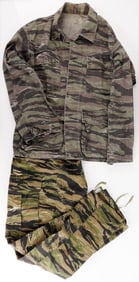 COLD WAR USGI TIGER STRIPE CAMO COAT & TROUSERS